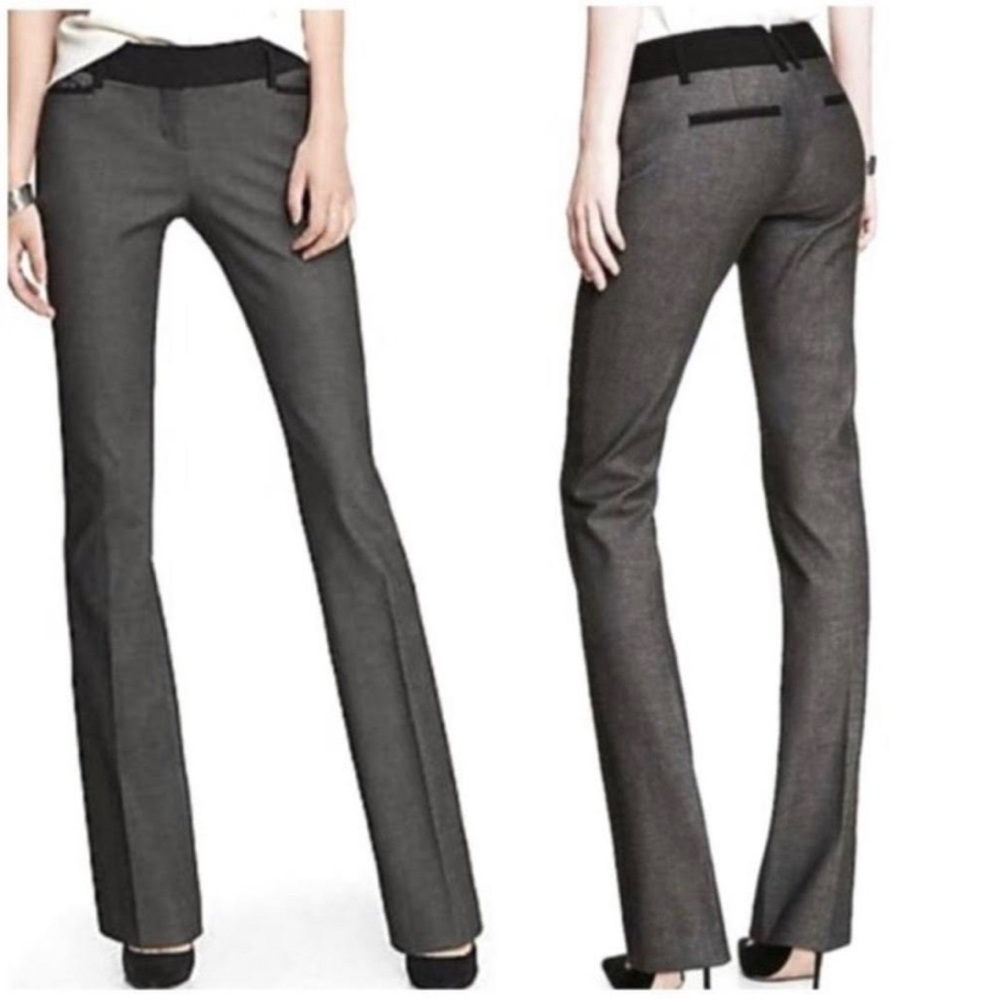 Express Columnist Pants Color: Black/Charcoal Size 0S